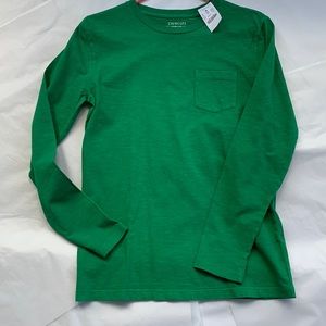 J Crew Crewcuts Everyday Longsleeve T-shirt NWT Boys Sz 14